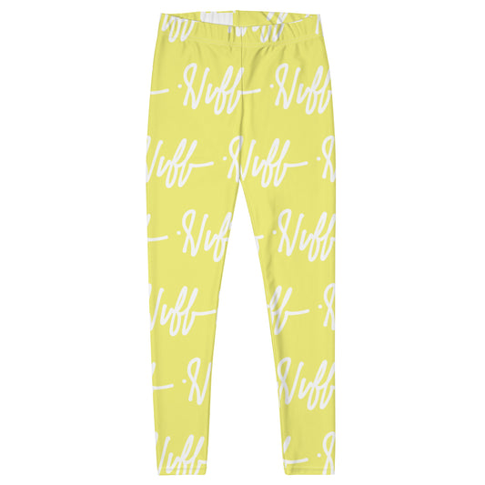 NUFF All Over - Yellow Leggings