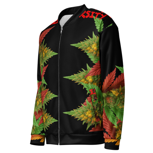 Ganja University Bomber Jacket | Black or White | NUFF Smoke Collection by NUFFology